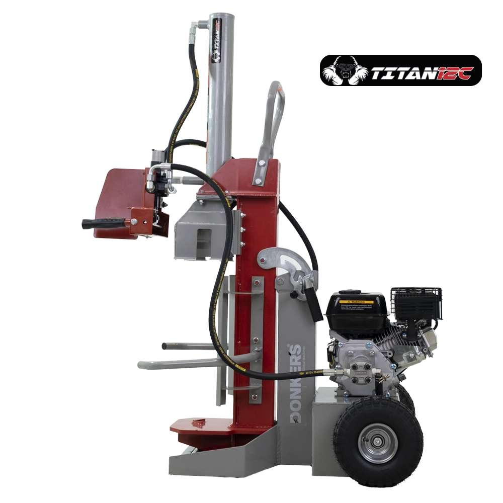 Partidor de troncos Titan multiposición de 12 toneladas de Donker