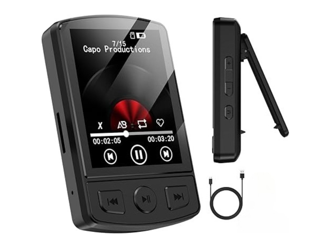 Reprodutor De Mp3 , Compatível Com Bluetooth 5.2, Alto-falantes Hifi (32 Gb) Panoona