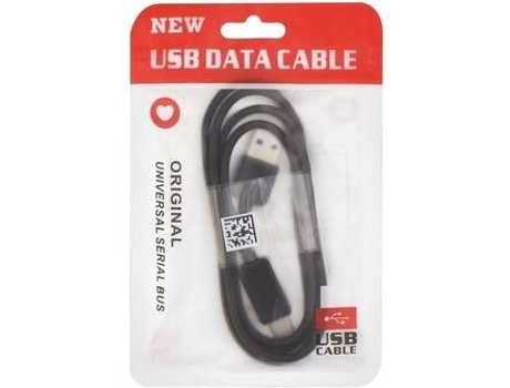 Cable LMOBILE Hd2 (USB - 1 m - Negro)