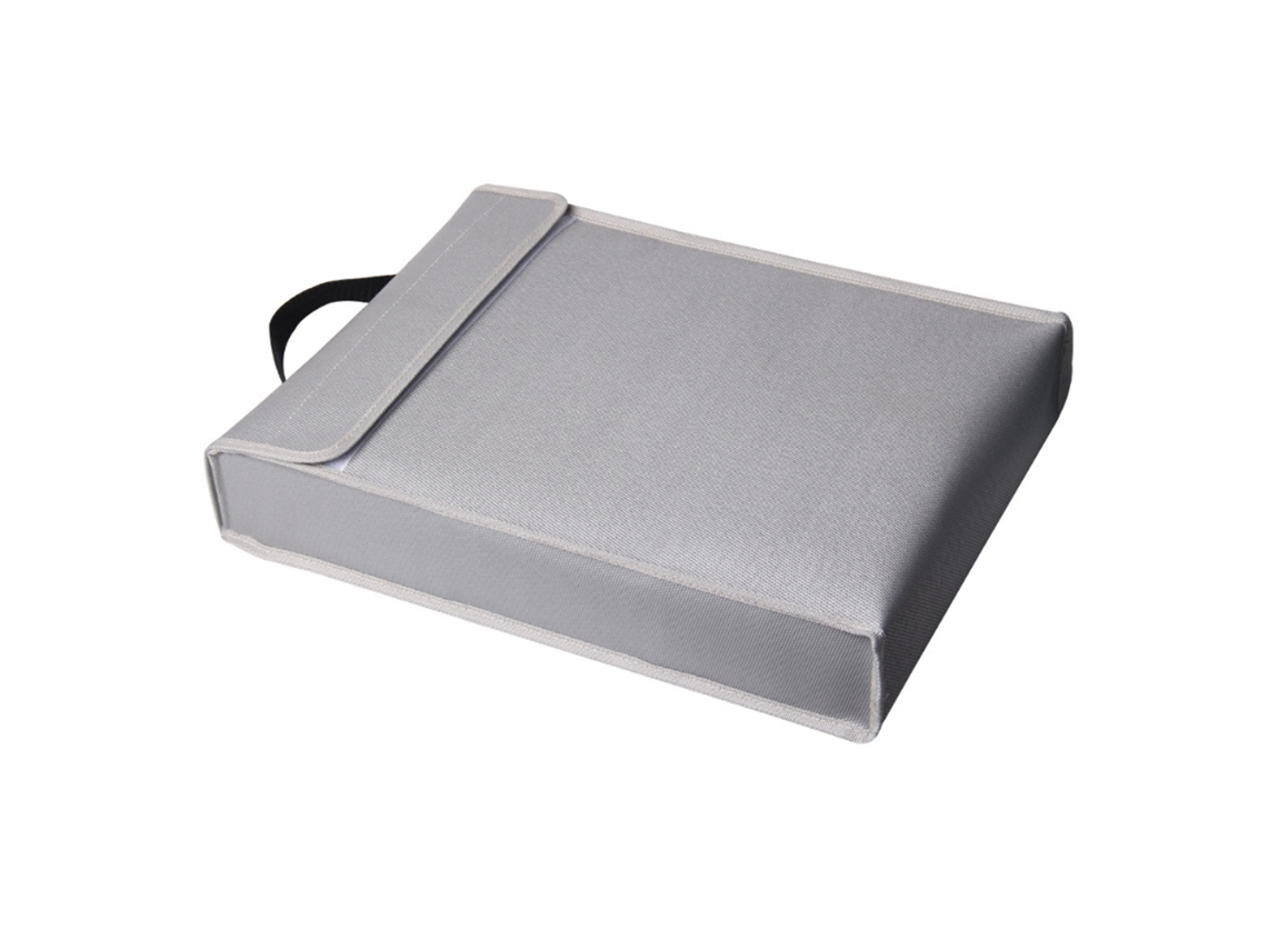 Bolsa Portátil Resistente Al Fuego Y Al Agua Para Documentos, Cuadernos, Joyas Y Objetos De Valor - 400x300x65 Mm