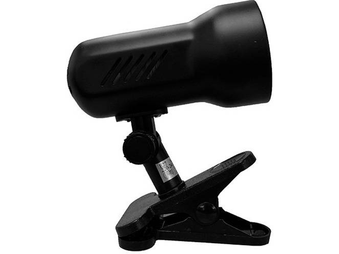 Lámpara EDM 32002 (Negro - 14 x 9 cm - E27)