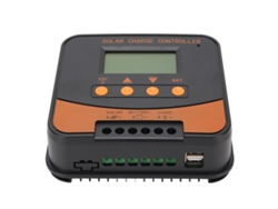 Controlador De Carga Solar Mppt Automático De 10 A, 12 V Y 24 V Con Pantalla Lcd Para Baterías Gel, Sla, Lfp Y Li.