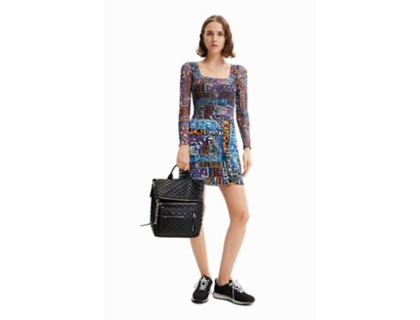 Mochila de mujer de relieve medio DESIGUAL