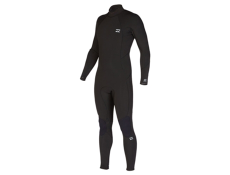 Terno de Neoprene Manga Longa com Zíper Nas Costas 403 Absolute Tall Preto Mbillabong