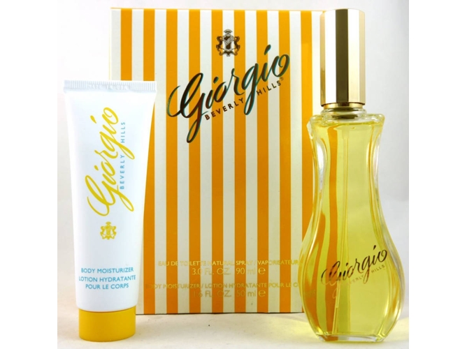 Cofre GIORGIO BEVERLY HILLS Giorgio Yellow Estuche Edt 90 ml + Loción Corporal 50 ml