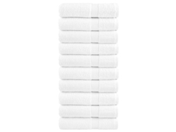 Toallas De Mano Solund 10 Unidades Blanco 50x100 Cm 600 Gsm Wsd766976