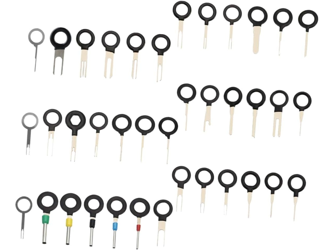 Kit De 82 Extractores De Pines Para Conectores Automotrices, Herramientas Ligeras Para La Desconexión De Terminales De Cables.