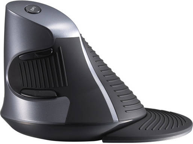 Ratón DELUX M618GL+G01UF (Inalámbrico - Láser - 3000 dpi - Negro)