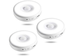 Juego De 3 Luces Led Con Sensor Automático Para Carga Usb, Luz Blanca, Fuente De Alimentación De 0,6 W Para Iluminación Decorativa Y De Jueg