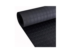 Estera Antideslizante De Caucho Goma 3mm | Rollos | Pavimento Suelo Goma | Varias Medidas Suelo De Círculo 1m (ancho) X 15m (largo)