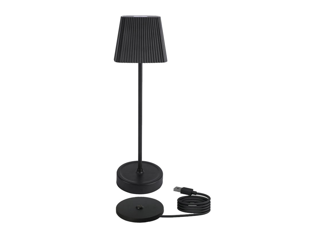Lámpara de mesa LED portátil 2026 con control táctil inalámbrico ajustable para sala de estar y dormitorio.