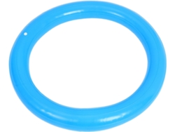 Esterilla de yoga de PVC estable, azul, antideslizante y resistente al desgaste; versátil para hacer ejercicio y para uso doméstico.