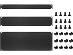 3 Paneles Metálicos En Blanco Para Rack De 1u, 2u Y 4u, Kit De Relleno Para Gabinetes De Servidores.