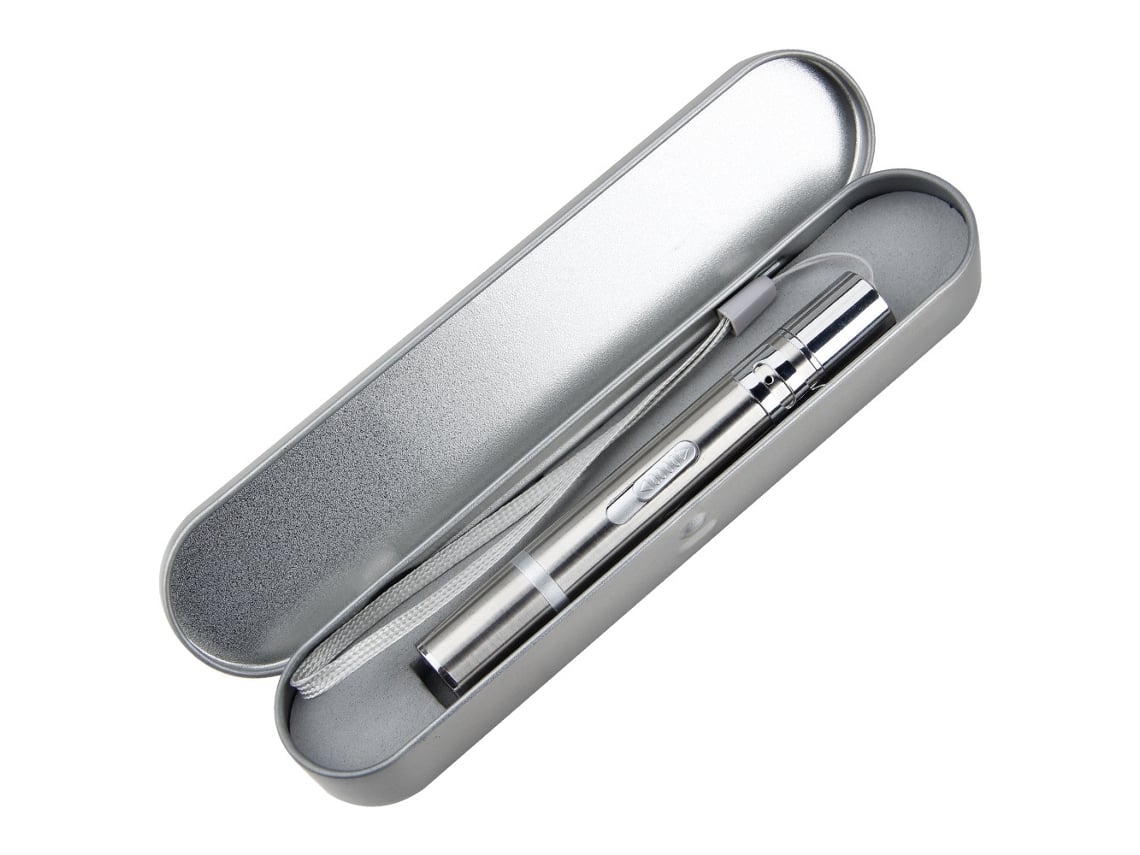 Lápiz Láser - Juguete Para Dormitorio, Recargable Por Usb, Rojo, Varios Diseños, Embalaje En Caja Metálica.