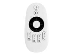 Controlador de atenuación CCT para sistemas de iluminación LED, control remoto inalámbrico de 4 zonas, atenuador de pantalla táctil RF de 2,4 G con funcionalidad