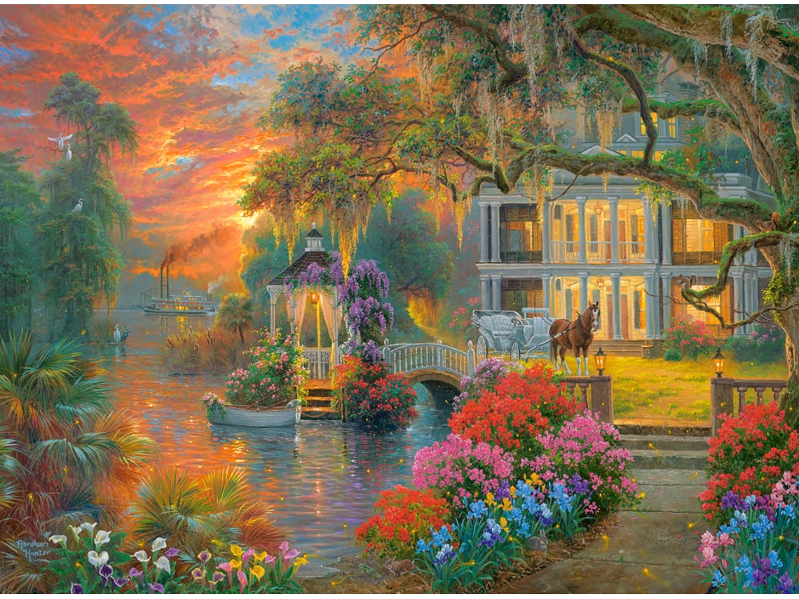 Rompecabezas de Castorland: Una tarde encantadora, 2000 piezas