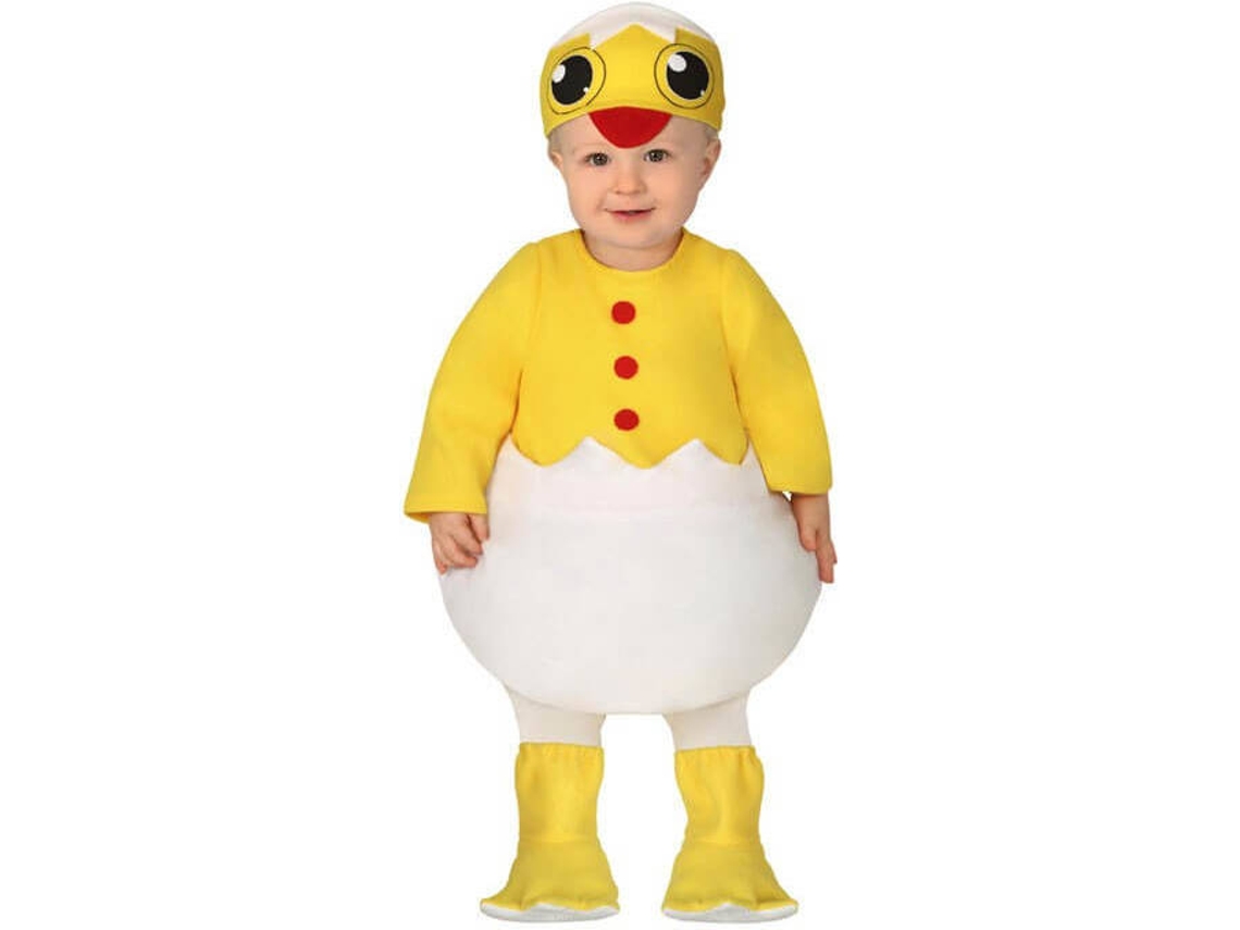 Disfraz de Bebé DISFRAZZES Pollito En El Cascaron (Talla: 6 a 12 meses)