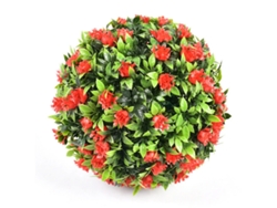 Bola de boj artificial para exteriores, resistente a los rayos UV, decorativa, para jardín, balcón, boda y decoración del hogar.