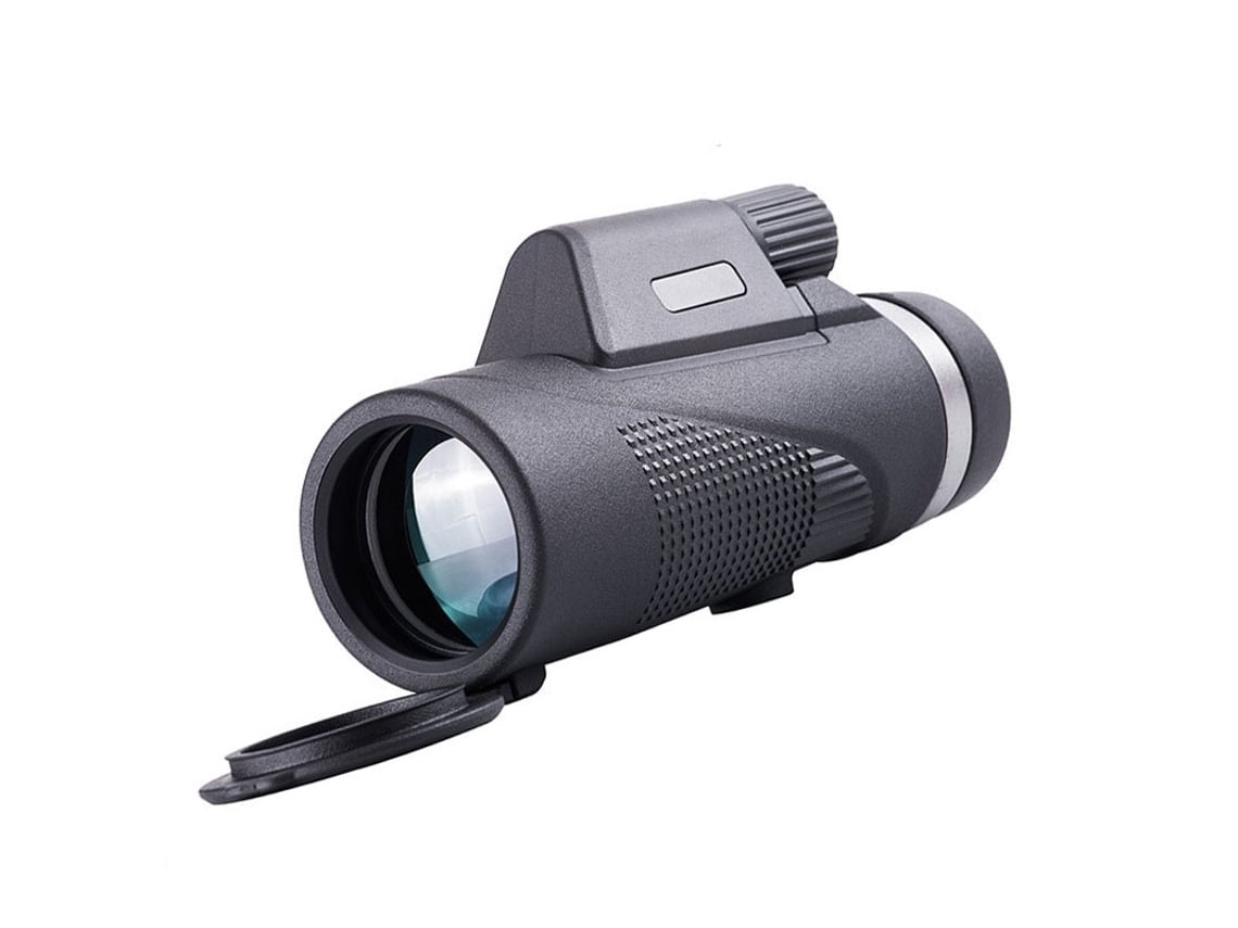 Telescopio monocular de alto aumento 80x100 para adultos con adaptador de prisma Bak4, fácil de transportar y con empuñadura. Chennnls