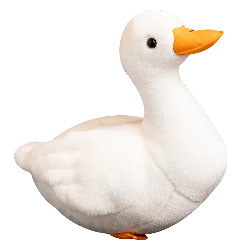 (25 Cm) Lindo Y Realista Peluche De Pluma De Ganso, Almohada De Peluche
