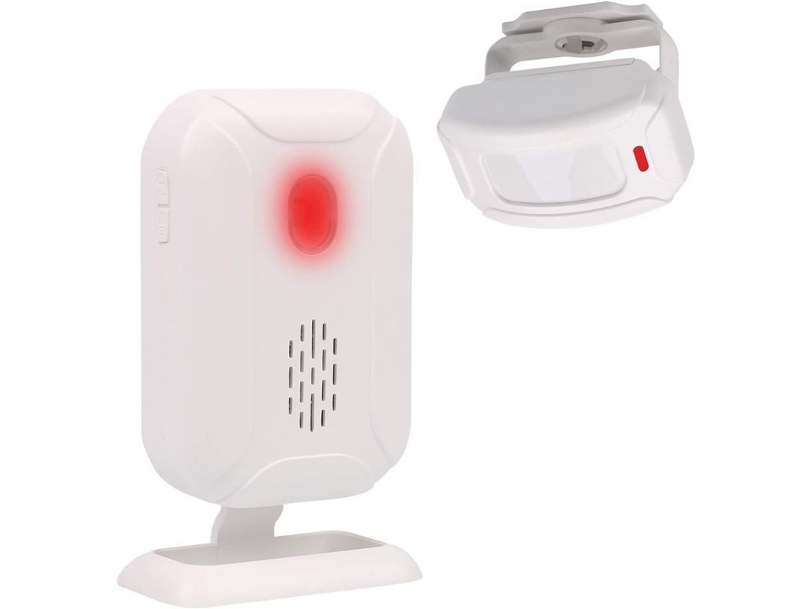 Detector De Movimiento Con Alarma, Timbre Inalámbrico Para Puerta/visita, Kit Con 1 Sensor Y 1 Receptor.