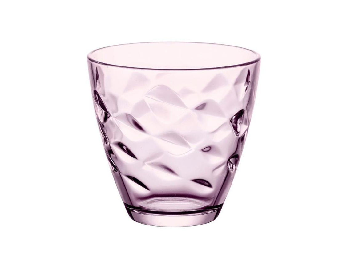 Vasos Agua Flora Rosa 25 Cl Lote 6