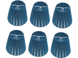 6 Clips Para Tela Azul Nórdica Moderna, Fáciles De Instalar Y Prácticos, Para Sala De Estar Y