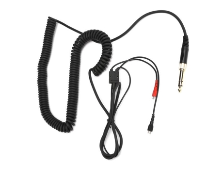 HURRISE Cable de auriculares en espiral con adaptador para HD25/Hd560/Hd540/Hd430/Hd250