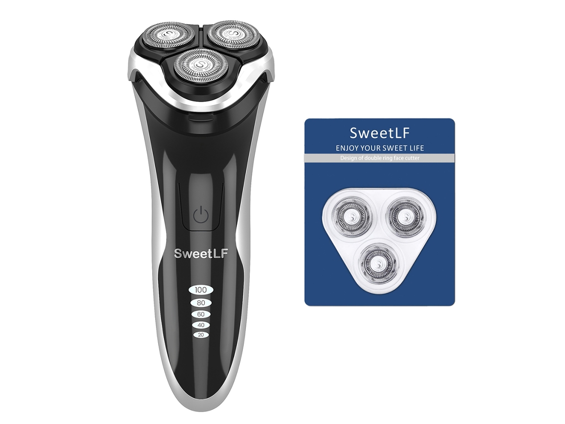 Afeitadora Eléctrica Para Hombre Inalámbrica 3 Cabezas Ipx7