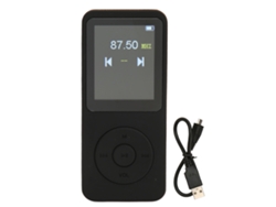Reproductor Mp3/mp4 Portátil Con Bluetooth 5.0, Altavoz Hd De 1w Y 8ω, Radio Fm Y Sonido Hifi Inalámbrico.