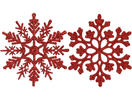 20PCS Adornos de copos de nieve con brillo de Navidad de plástico Decoraciones para árboles de Navidad, Adornos de copos de nieve de plástico, esti...