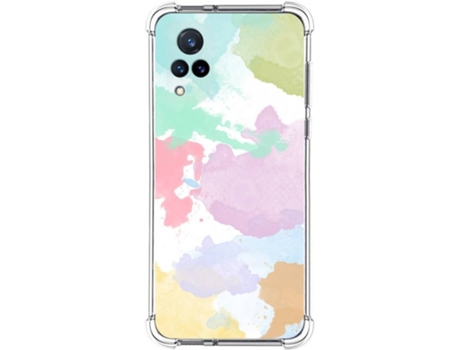 Carcasa Vivo V21 5G TUMUNDOSMARTPHONE Acuarela 11 Multicolor