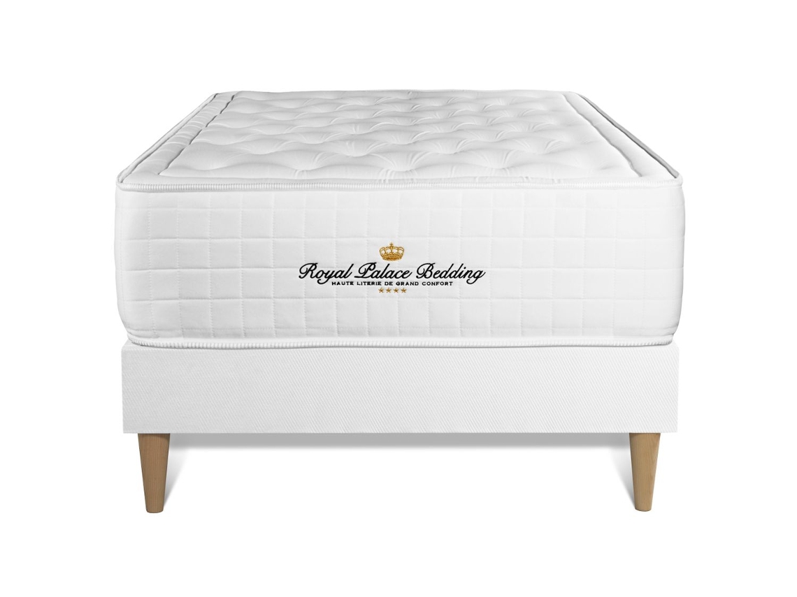 Canapé de Matrimonio Buckingham Memória Altura ROYAL PALACE BEDDING Espuma con memoria Blanco (90x200)