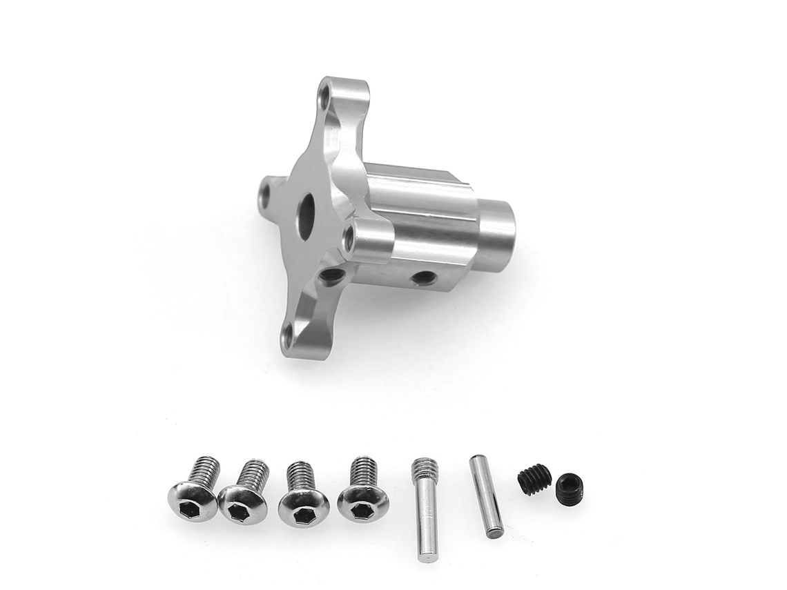 Bloqueo Diferencial Metálico De Eje Recto Para Coches Rc Arrma Kraton Senton Talion Typhon Outcast 1:8 Plata