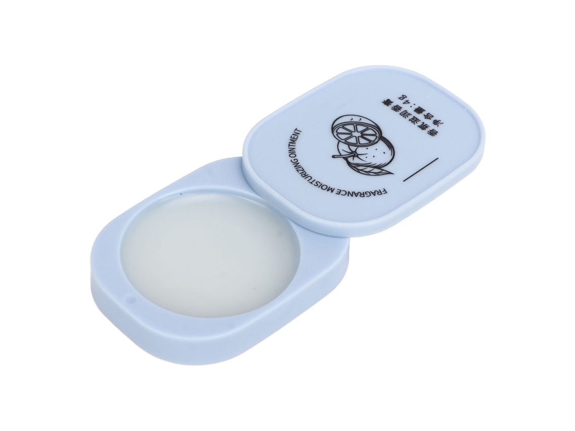Creme De Perfume Sólido De Bolso 0.14oz Com Aroma De Limão, Manjericão E Flor Para Pele Sensível