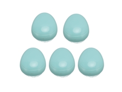 5pcs Peine De Pelo Huevo Cepillo Mango Redondo Para Uso Húmedo/seco Masaje Desenredar Estilo Portátil Hogar