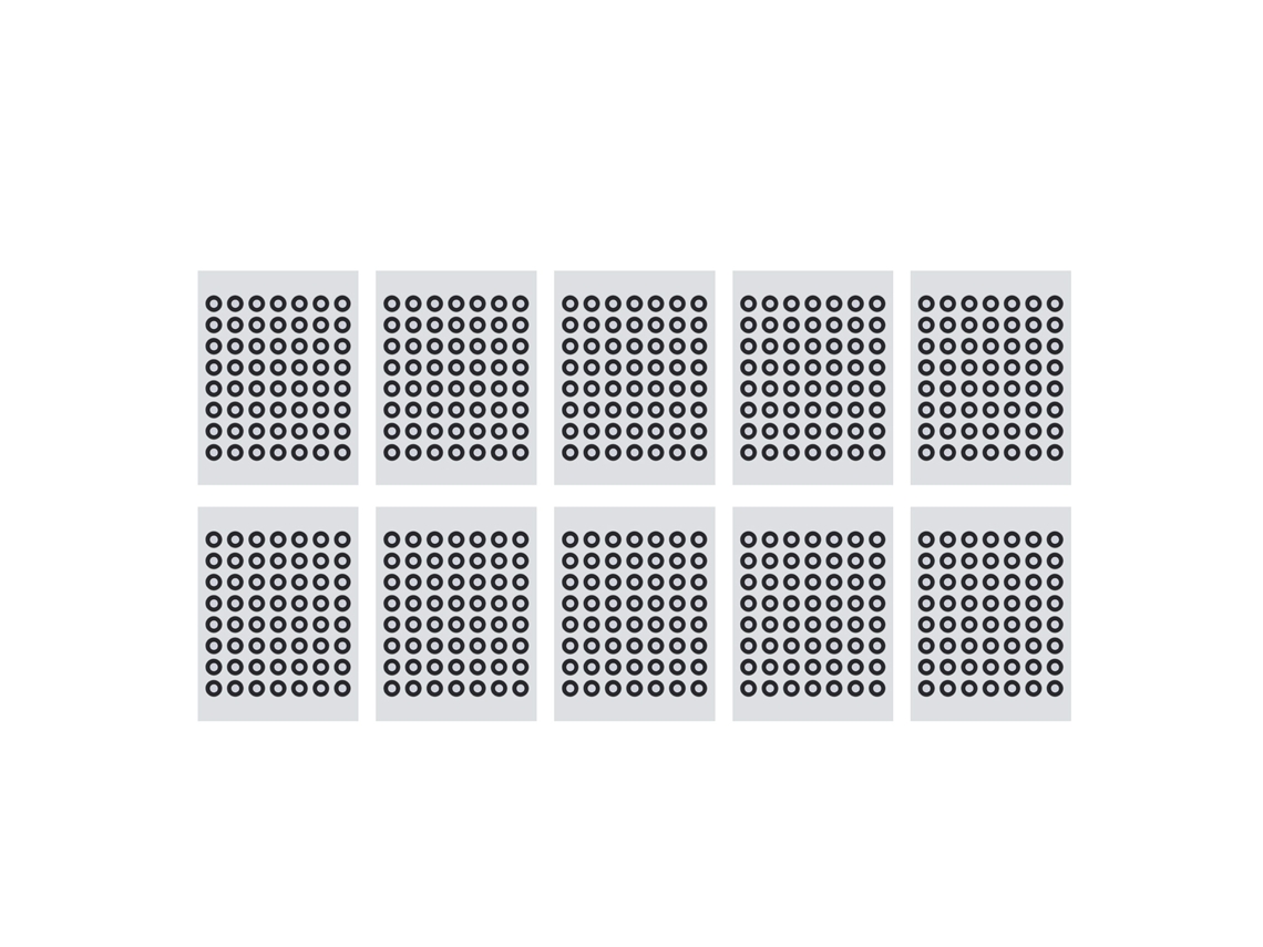 Marcador Reutilizable Para Escaneo 3d, 10 Hojas, 6 Mm, Punto De Referencia Para Levantamientos Ópticos.