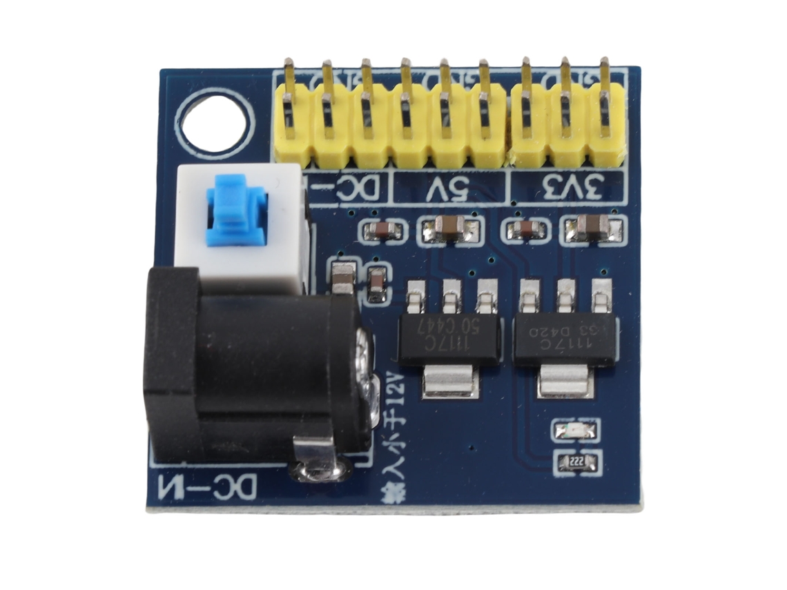 Módulo Convertidor Reductor Dc-dc De 12 V A Fuente De Alimentación De 3,3 V/5 V/12 V Con Indicador Rojo.