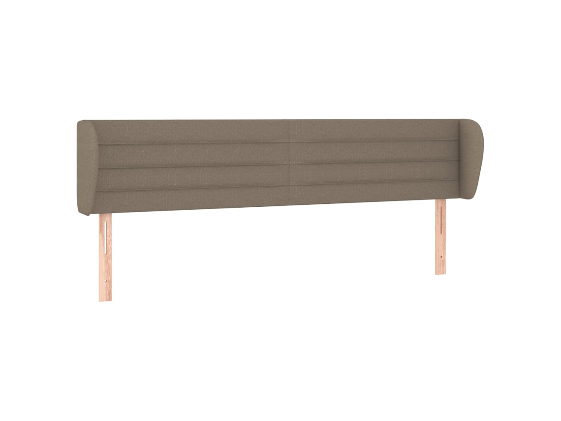 Maison Exclusive - Cabecero De Tela Gris Taupe 163x23x78/88 Cm