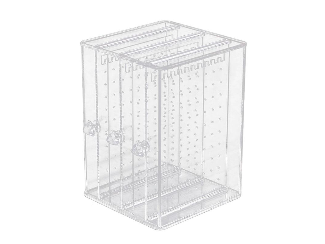 1 Caja De Almacenamiento De Pendientes De Acrílico.