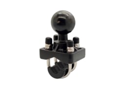Base De Montaje De Riel De Manillar De Motocicleta De Doble Perno En U Con 1.5 Pulgadas Para Cámara Para