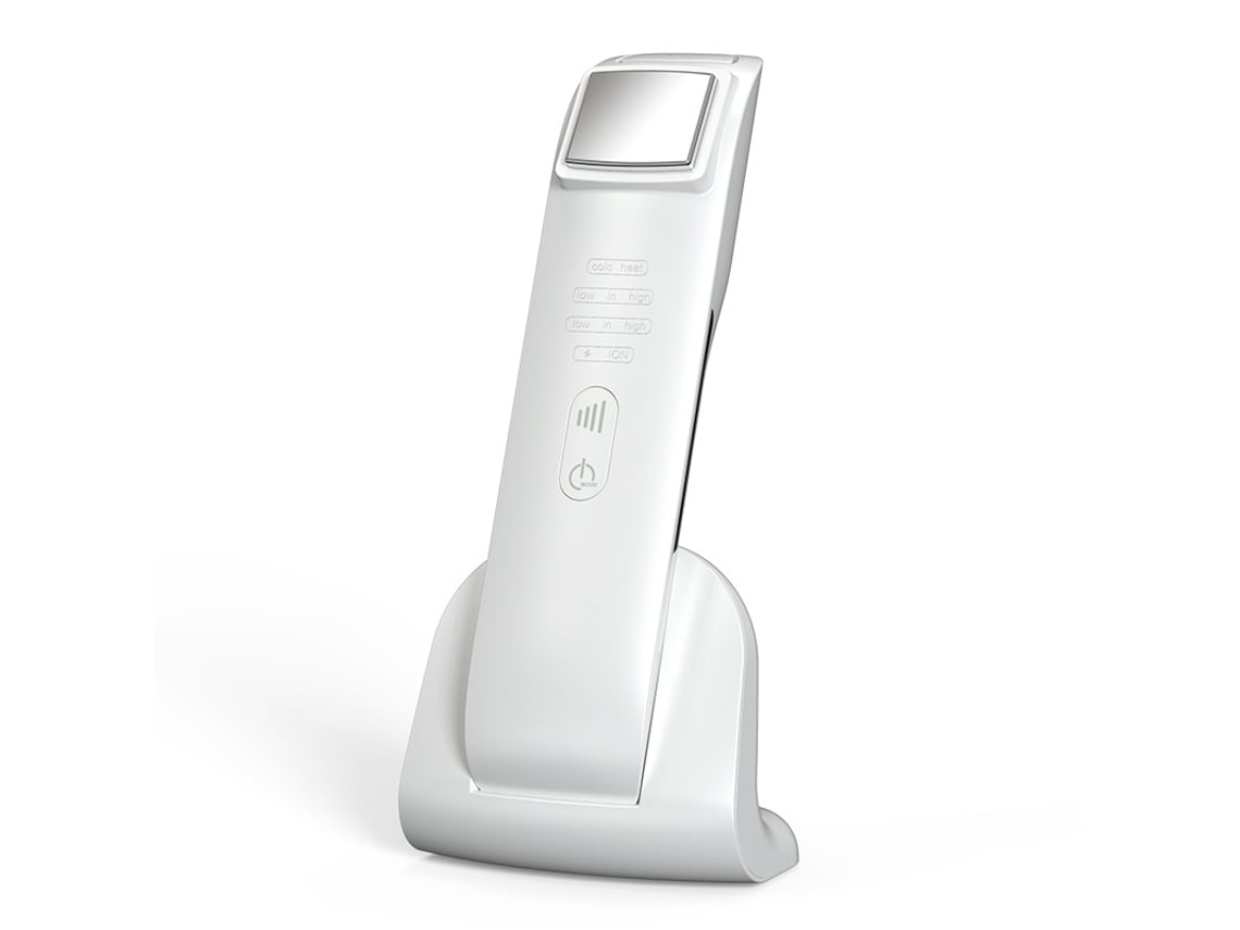 Dispositivo de belleza para reafirmar la piel Facial, compresa fría y caliente, dispositivo de terapia de luz de microcorriente para reafirmar BISBISOUS