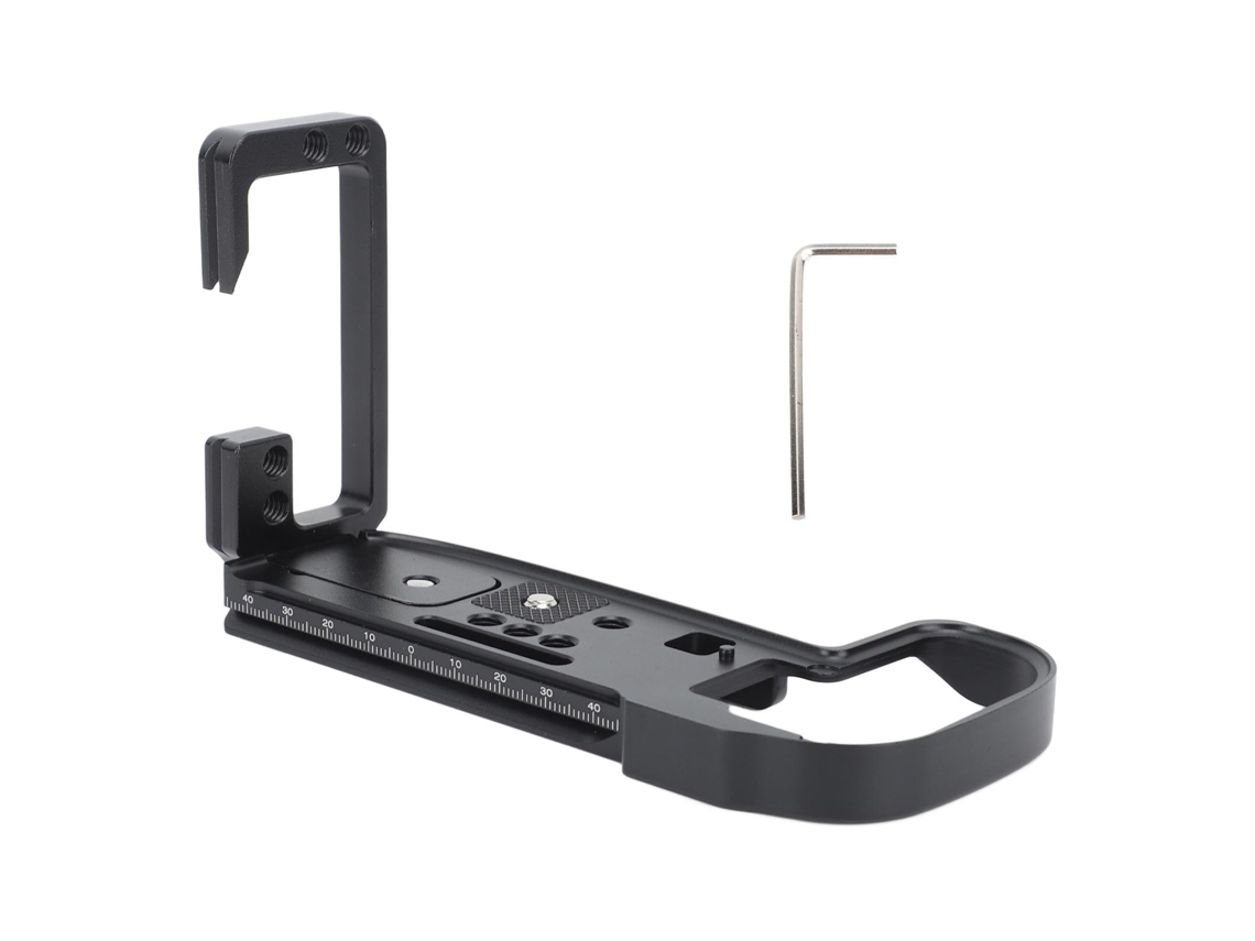 Placa De Liberación Rápida L Bracket Para Cámara R5 R6, Aleación De Aluminio, Agujeros De Tornillo 1/4in, Estándar Arca, Ranura 38mm
