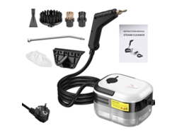Aspiradora De Vapor Portátil De 1200 W, Calentamiento Rápido En 15 S, 1200 Ml, Con 7 Accesorios Para El Hogar Y El Coche.