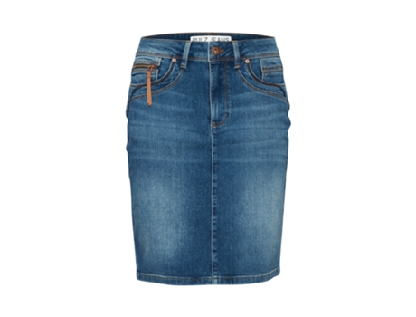 Falda de Mujer PULZ JEANS Karolina Hw Azul (38)