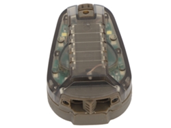 Linterna para casco militar, luz verde, resistente al agua, sin marca.