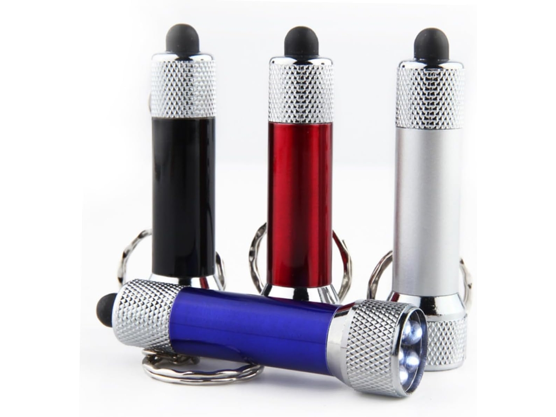 10 Mini Linternas Led Portátiles Con Llavero Para Viajes, Camping, Senderismo Y Mochilas.