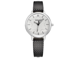 Reloj De Pulsera De Cuarzo Informal Para Mujer, Sencillo, Con Correa De Plástico Negra.