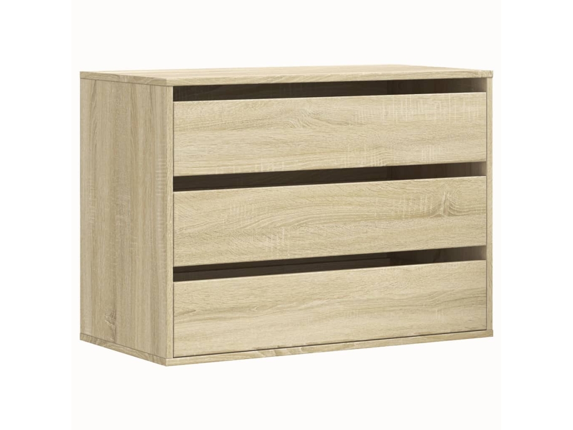 Maison Exclusive - Cajonera De Esquina Madera Ingeniería Roble Sonoma 80x41x58 Cm