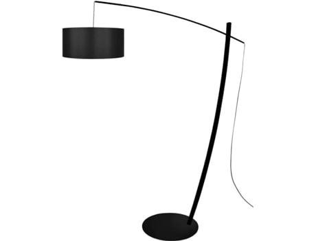 Lámpara de Pie Alto TOSEL Cavalaire (Metal - Negro - 44 x 44 x 200 cm - 40W)